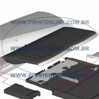 BANDEJA DE SAÍDA DO PAPEL HP PLOTTER DSJ 130