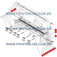 PINCHARM LIFT ASSEMBLY HP PLOTTER DSJ 700 / DSJ 750C / DSJ 755CA