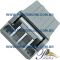 DOBRADIÇA DO ADF HP LJ M5025/ LJ M5035/ LJ M5039 MULTIFUINCIONAL